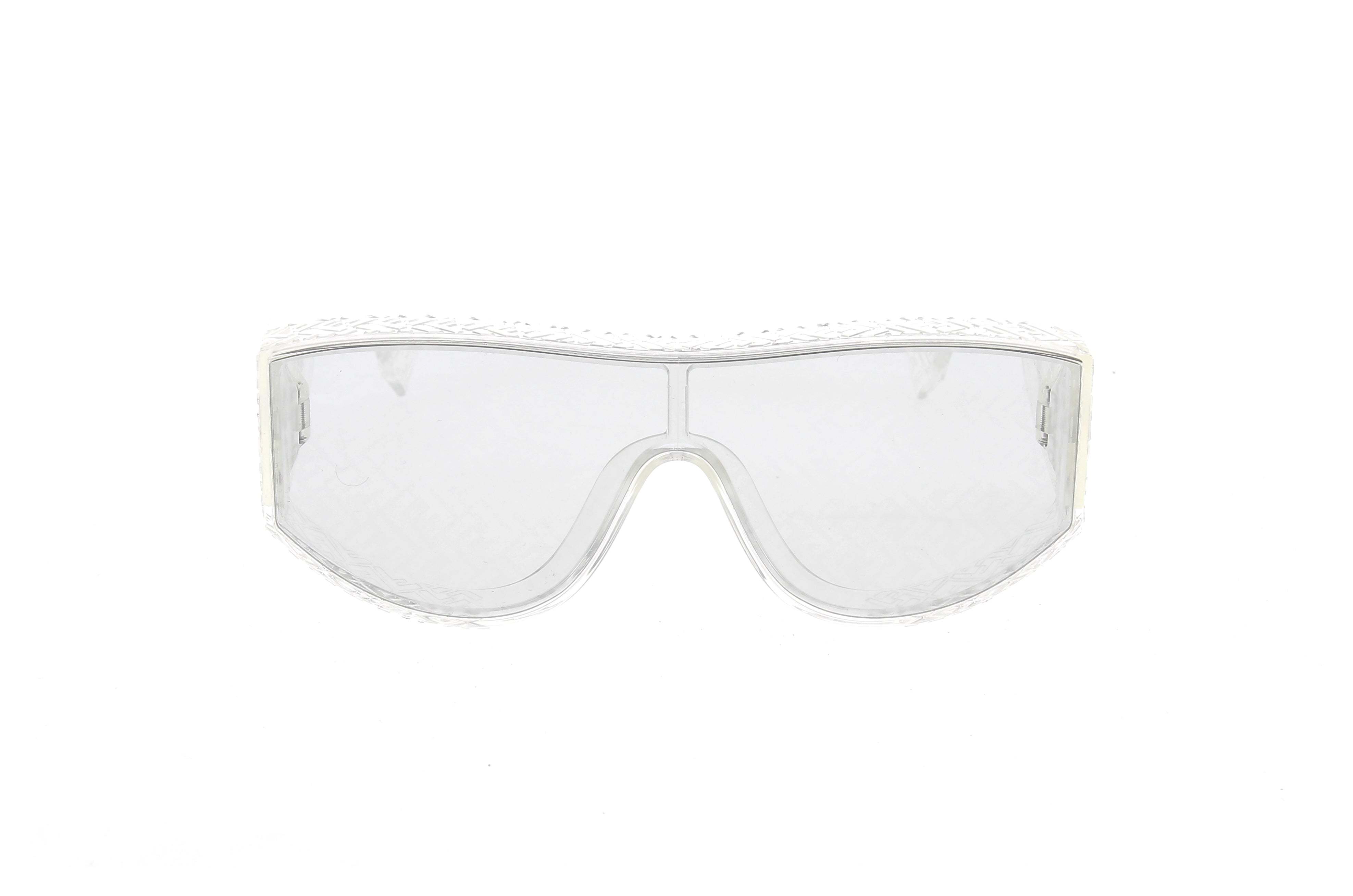 Fendi Eyewear Shield-frame Sunglasses In White