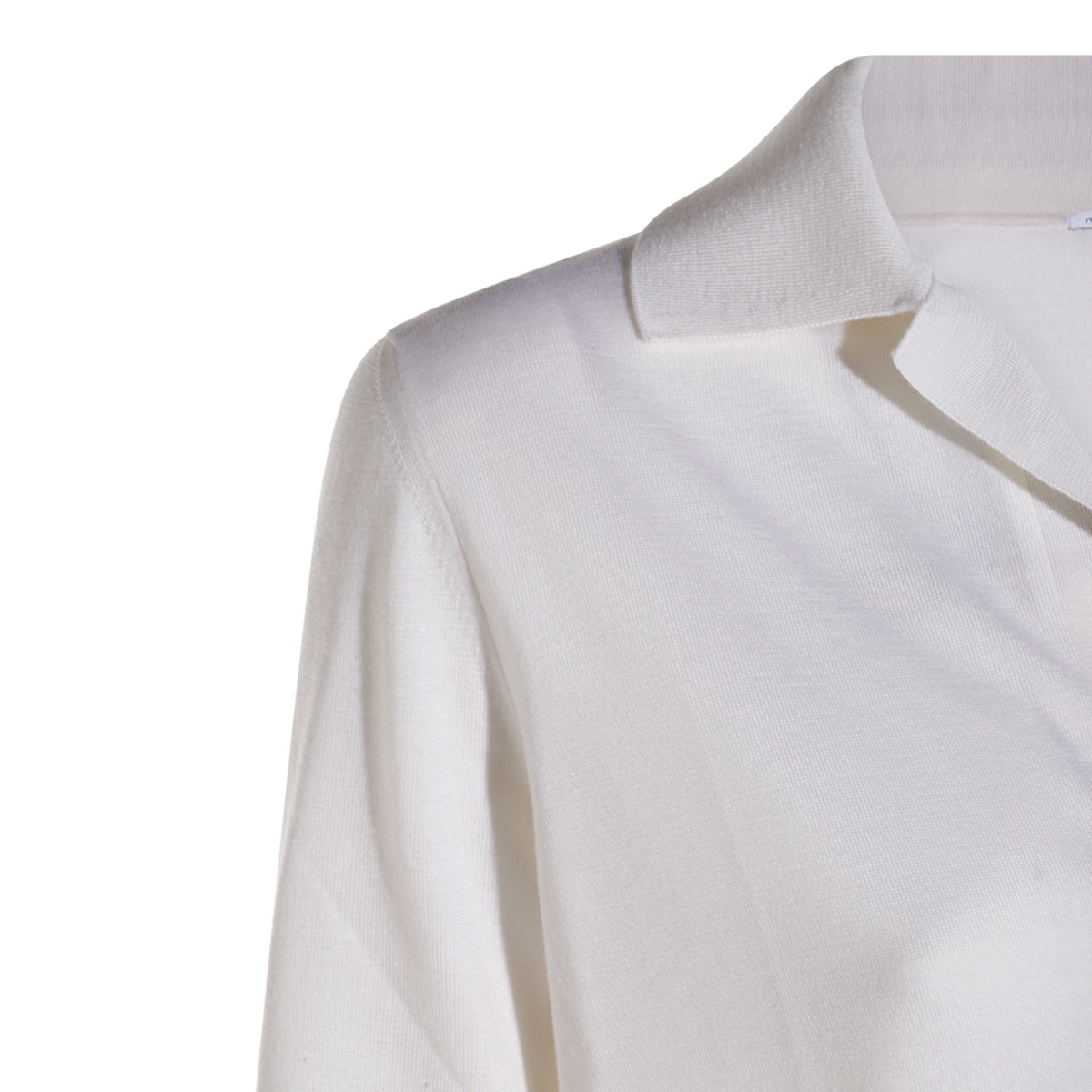 Shop Malo V-neck Top In White
