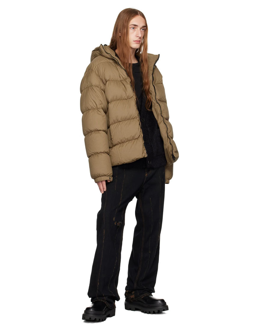 Mackage Khaki Adelmo-lc Down Jacket In Brown