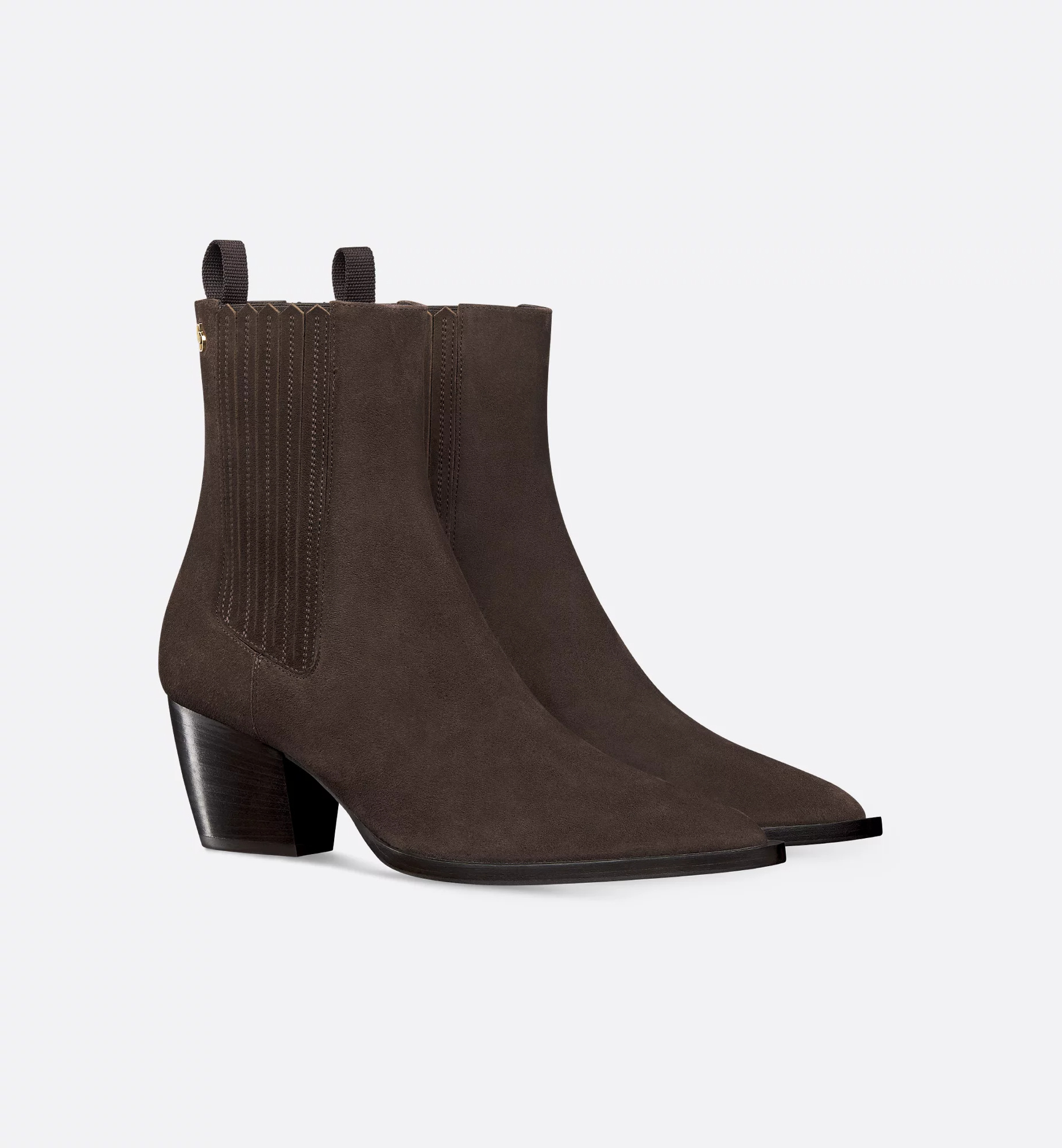 Dior Wild Heeled Ankle Boot In Brown