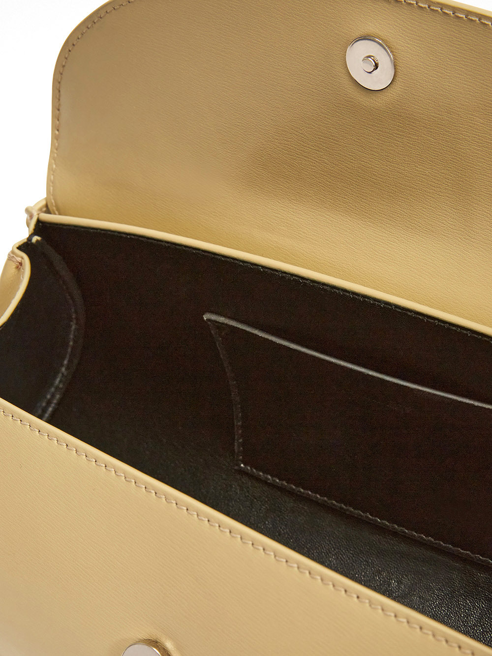 Jil Sander Small Shoulder Bag With Adjustable Strap And Buckle Detail In Green