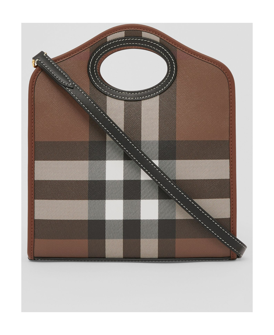 Burberry Check-patterned Mini Tote Bag
