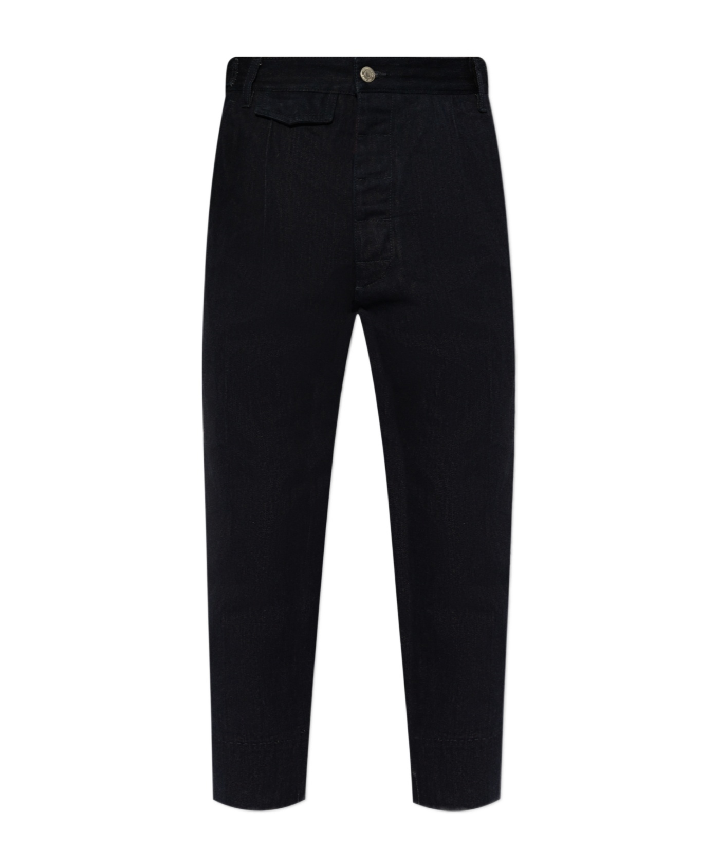 Dsquared2 Low-rise Tapered Jeans In Black