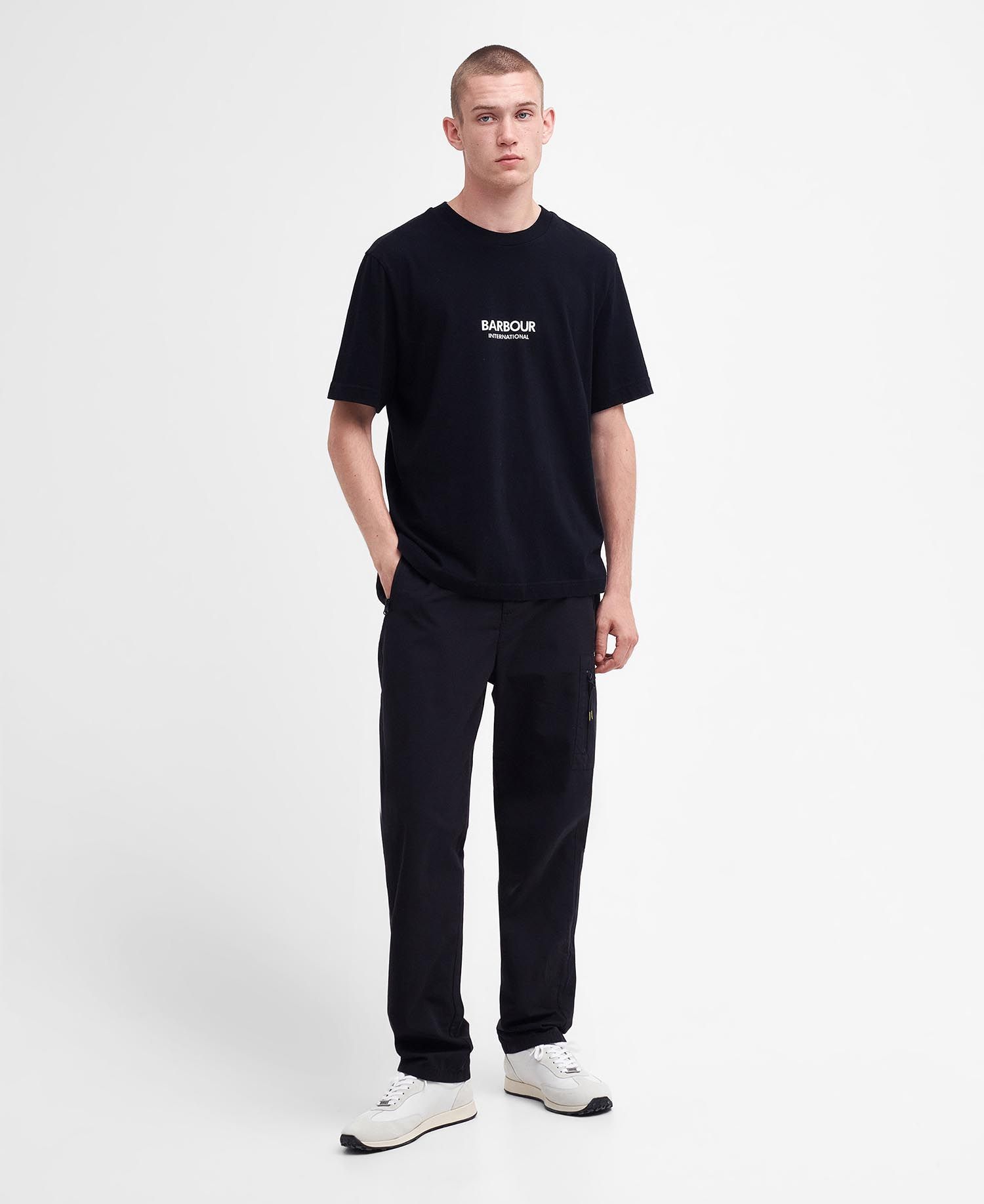 Barbour Short-sleeved T-shirt In Black