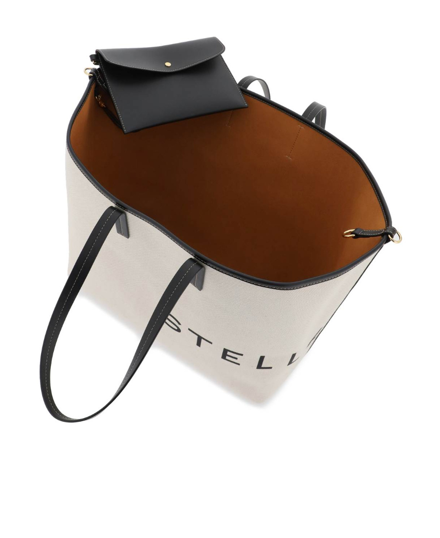 Stella Mccartney Logo-printed Tote Bag In White