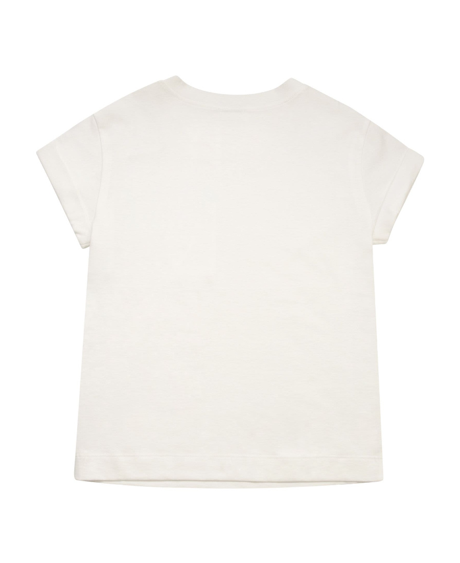 Brunello Cucinelli T-shirt With Round Neck And Short Sleeves In White