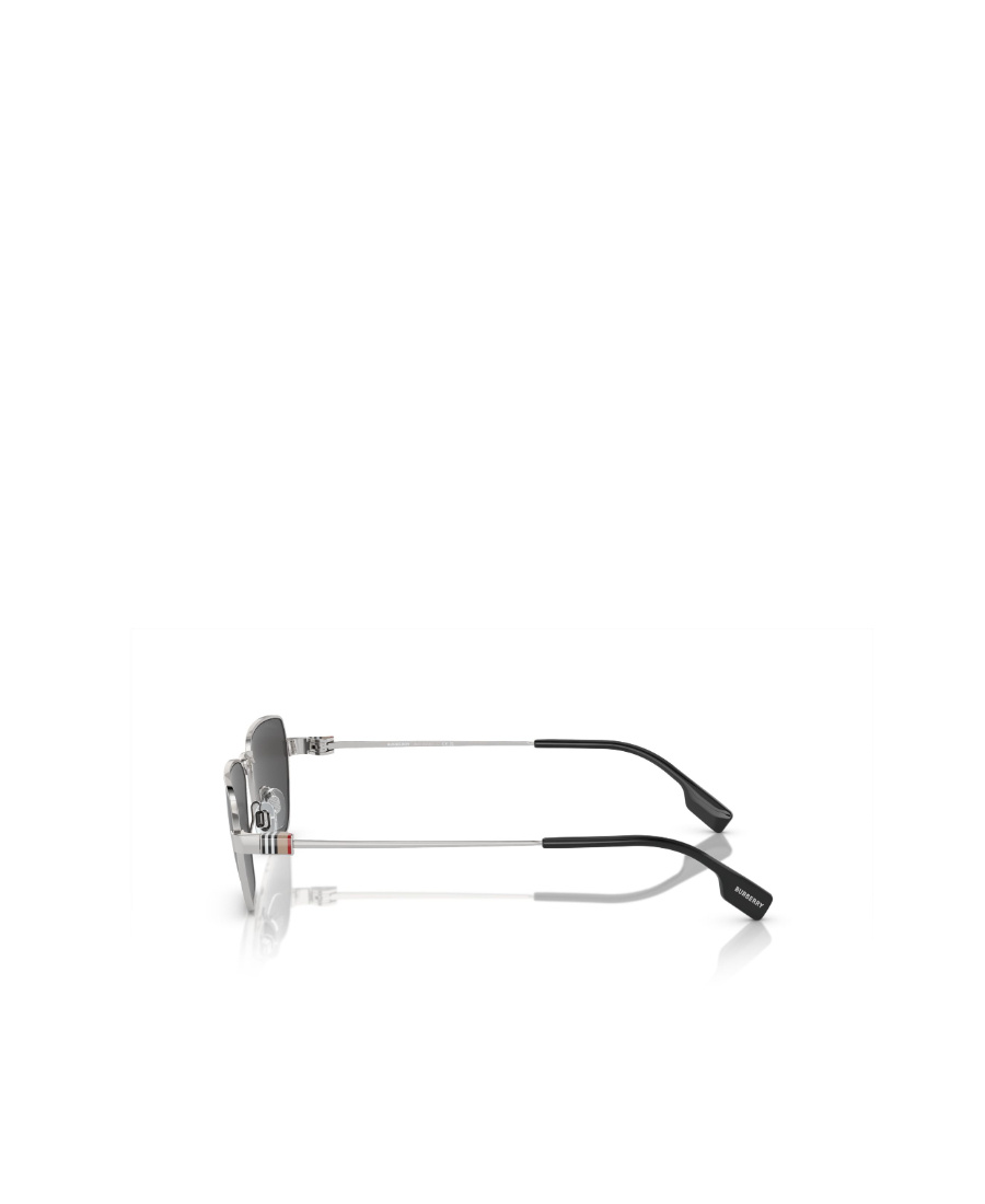 Burberry Geometric Frame Sunglasses In Gray