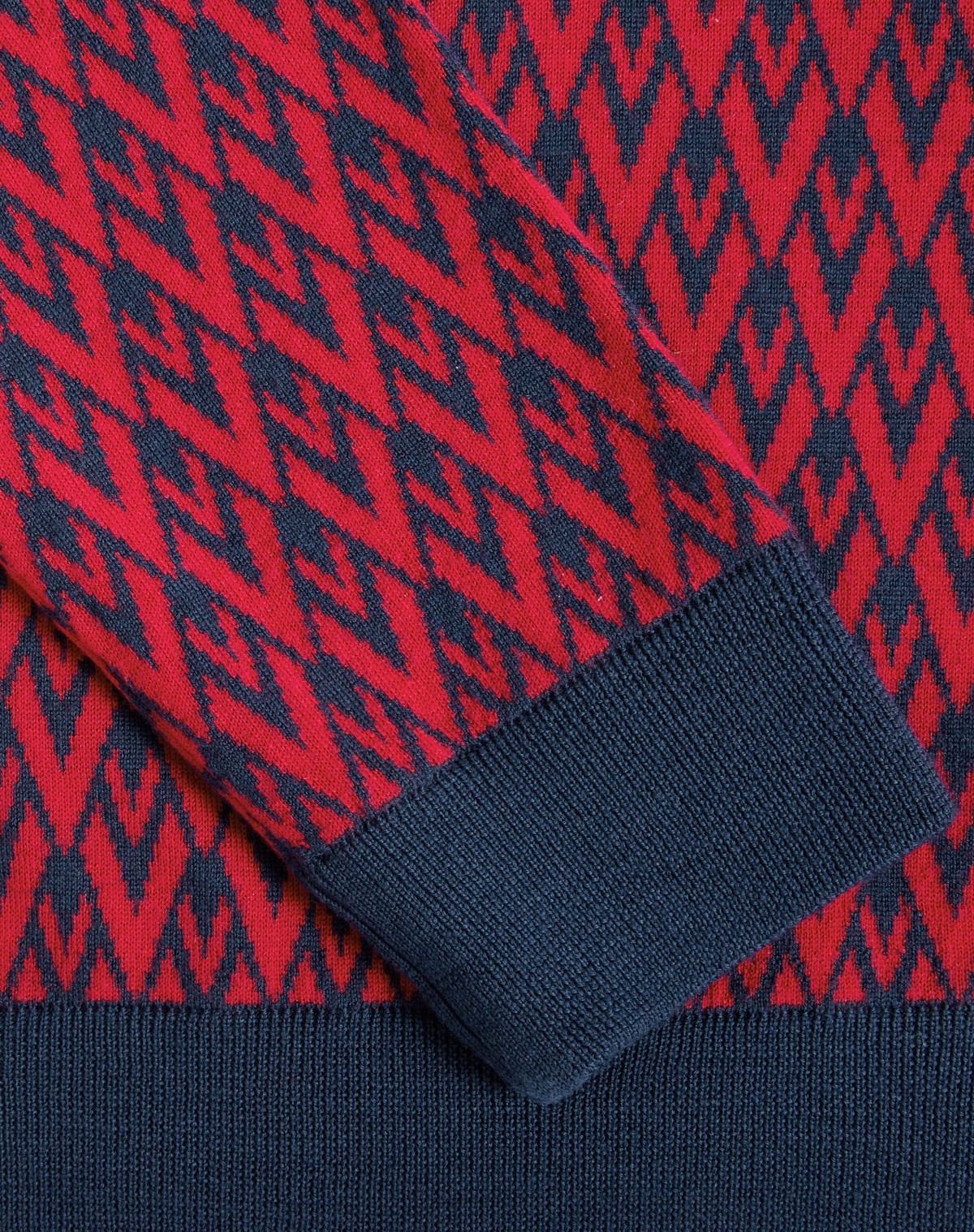 Valentino Wool Jumper With Toute La V Jacquard Pattern In Brown