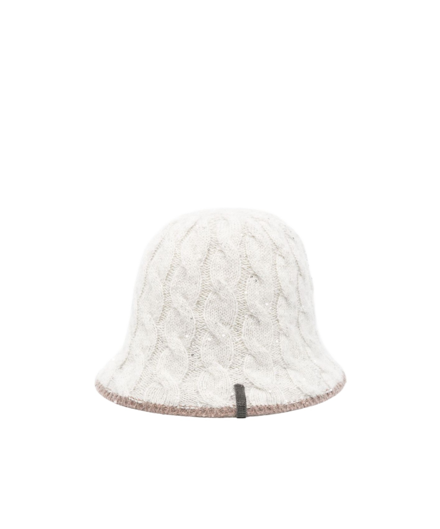 Brunello Cucinelli Cable-knit Sequined Bucket Hat
