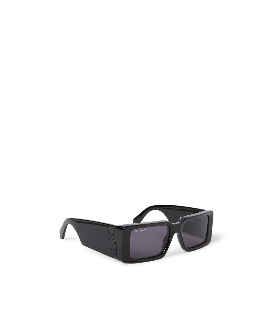 Off-white Logo Sunglasses In Gray