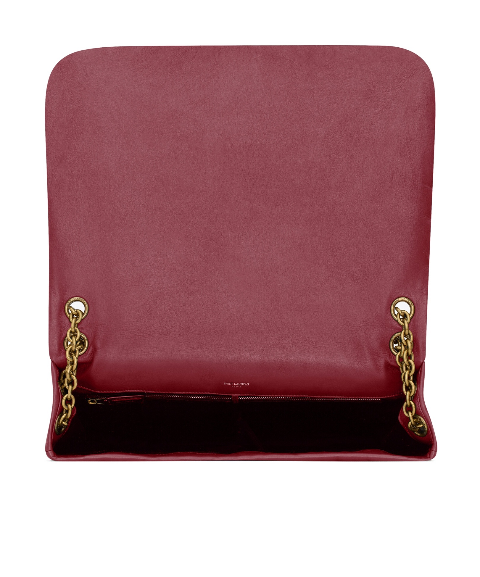 Saint Laurent Jamie 4.3 Logo Plaque Shoulder Bag In Red