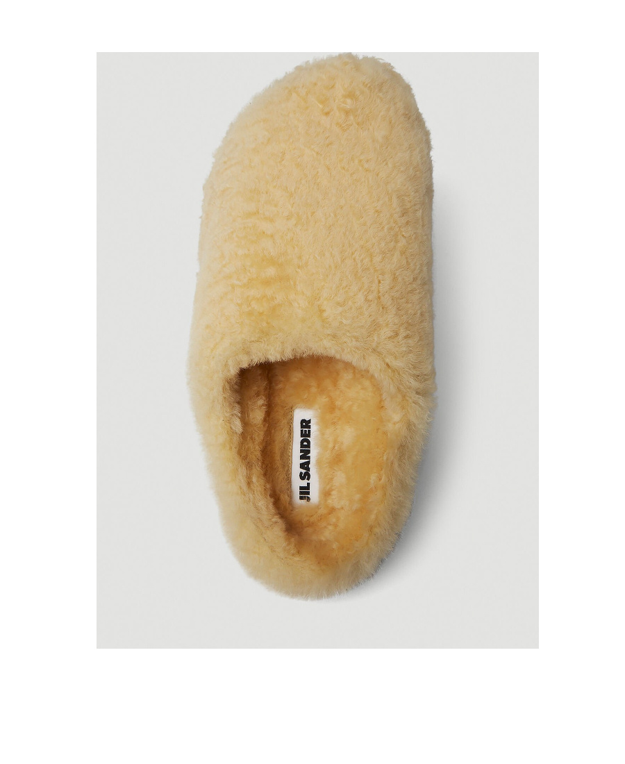 JIL SANDER SHEARLING SLIPPERS