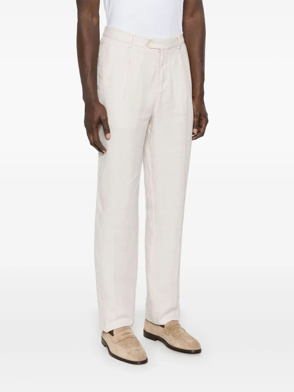 Brunello Cucinelli Men Garment-dyed Pants