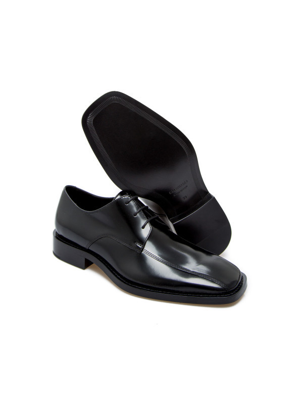 Balenciaga Lace Up Business Dress Shoes In Black