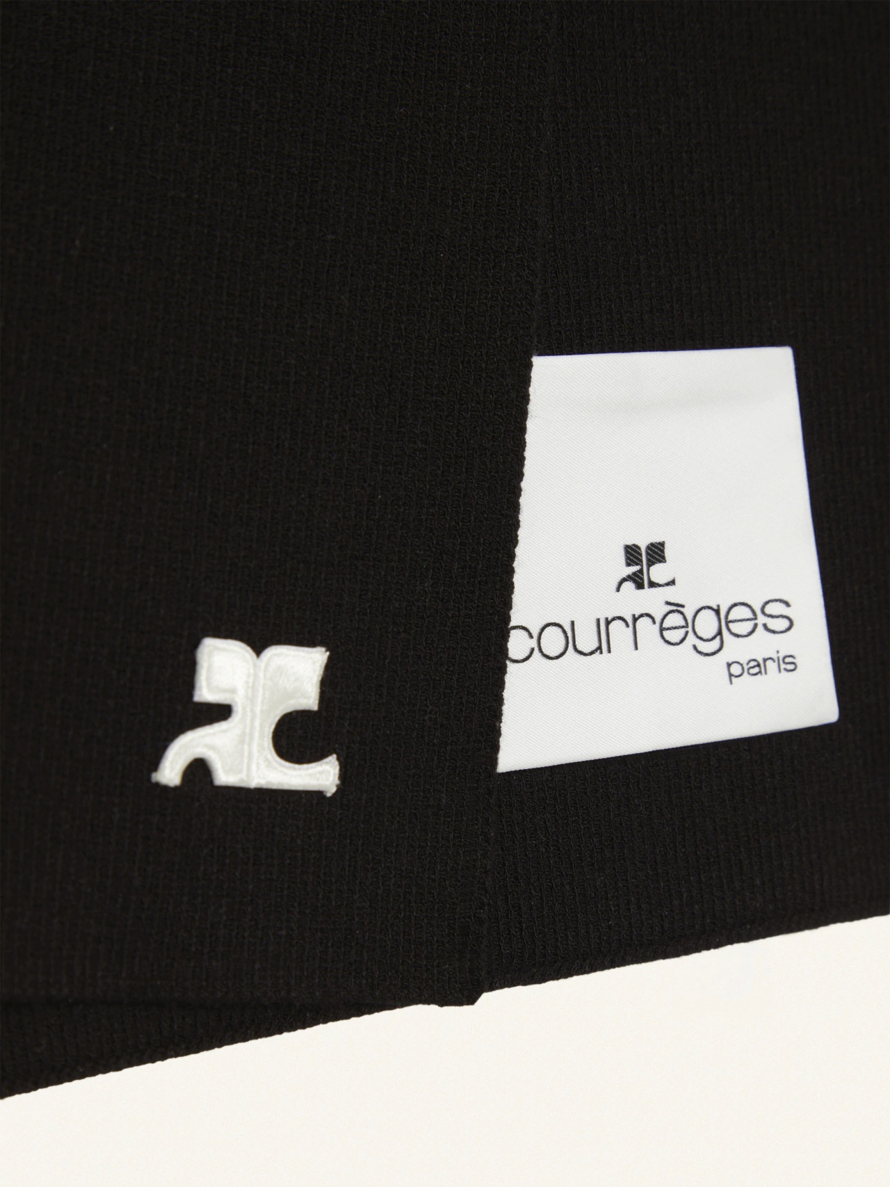 Courrèges Ac Milano Knit Scarf In Black