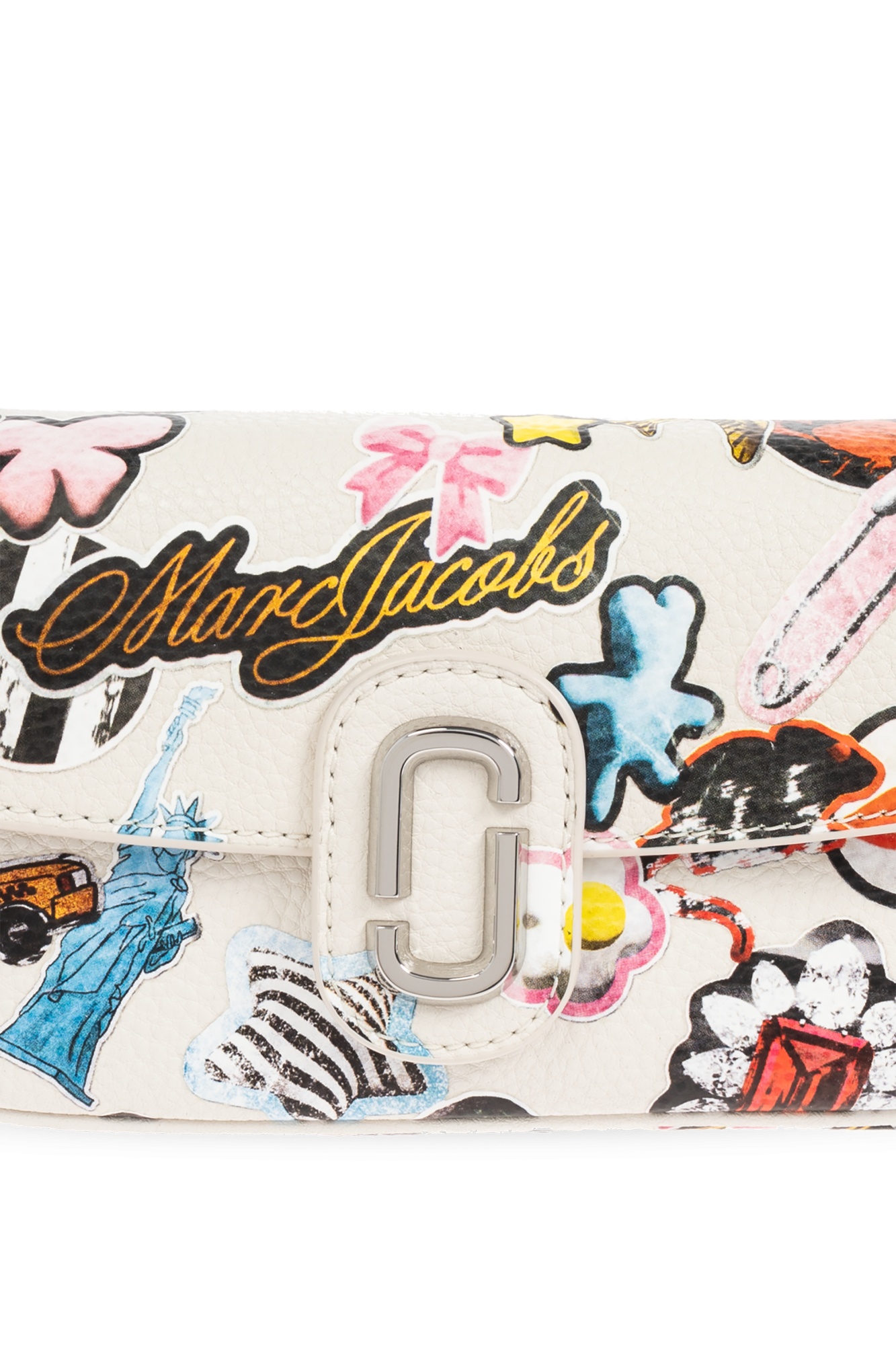 Marc Jacobs Multicolour Small Shoulder Bag In White