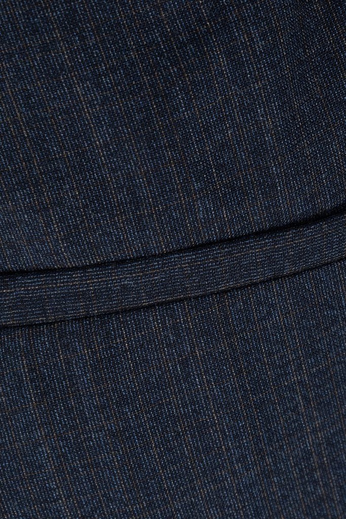 Peserico Wool-blend Trousers In Blue