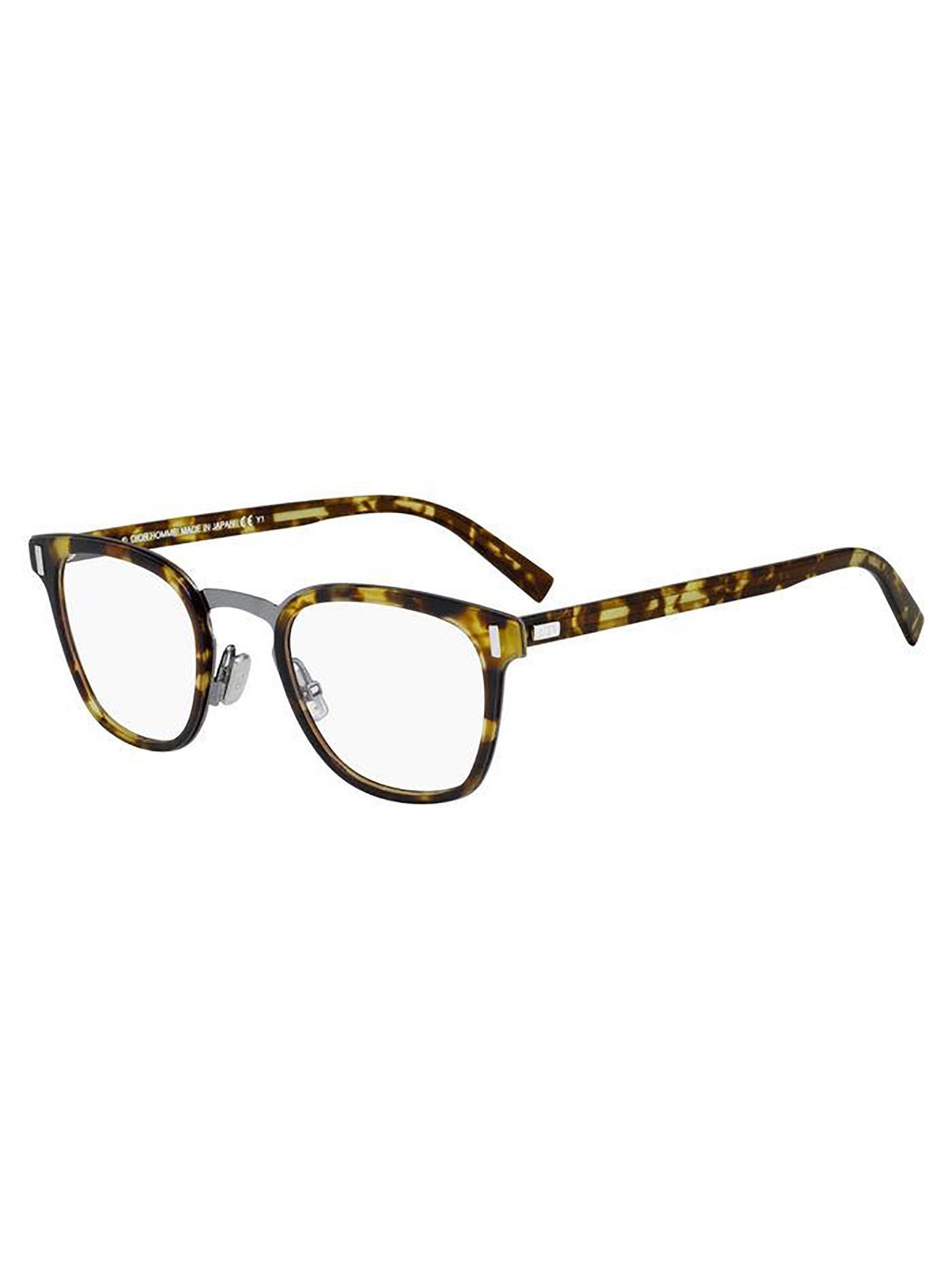 Dior Square-frame Tortoiseshell Effect Glasses In White