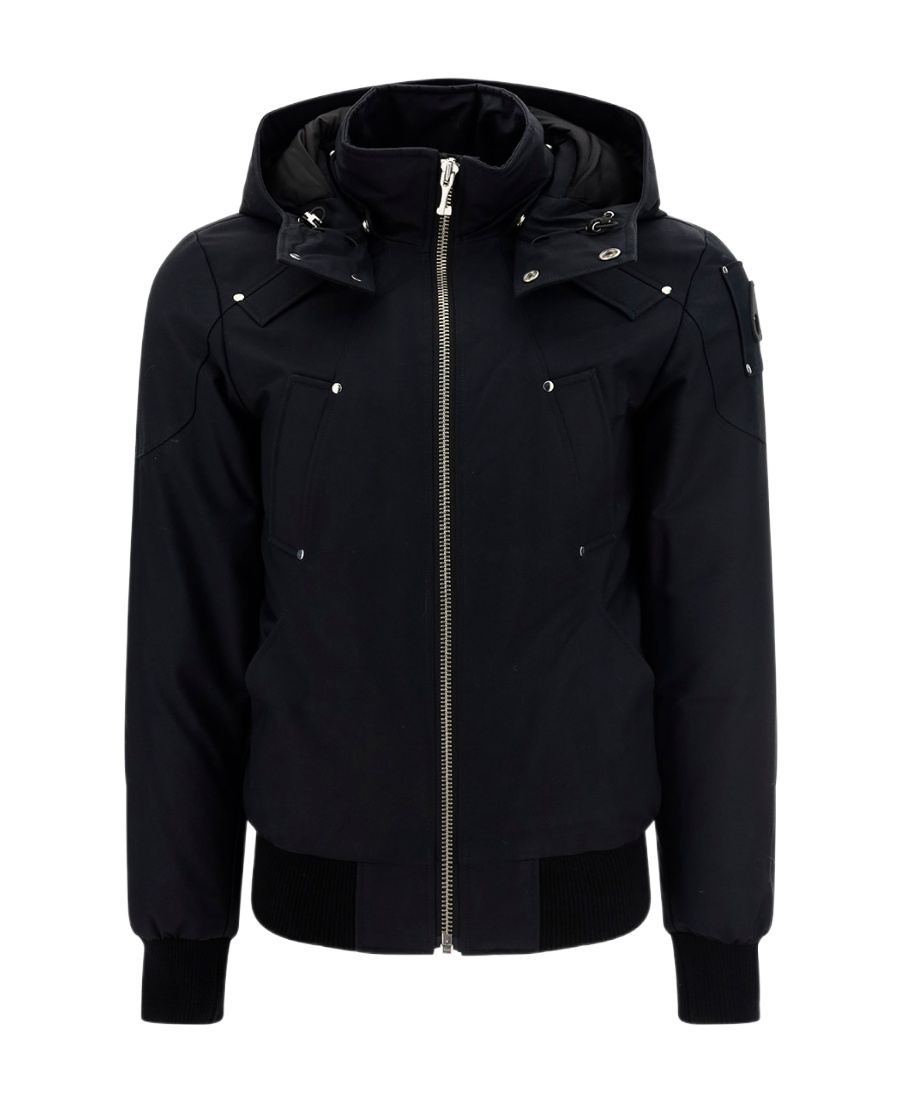 Moose Knuckles Gold Debbie Down Jacket In Black