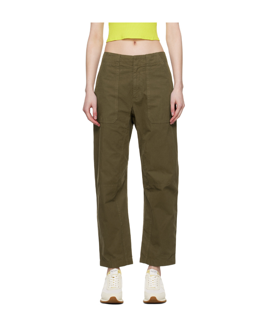 Rag & Bone Leyton Pocket Casual Pants In Green