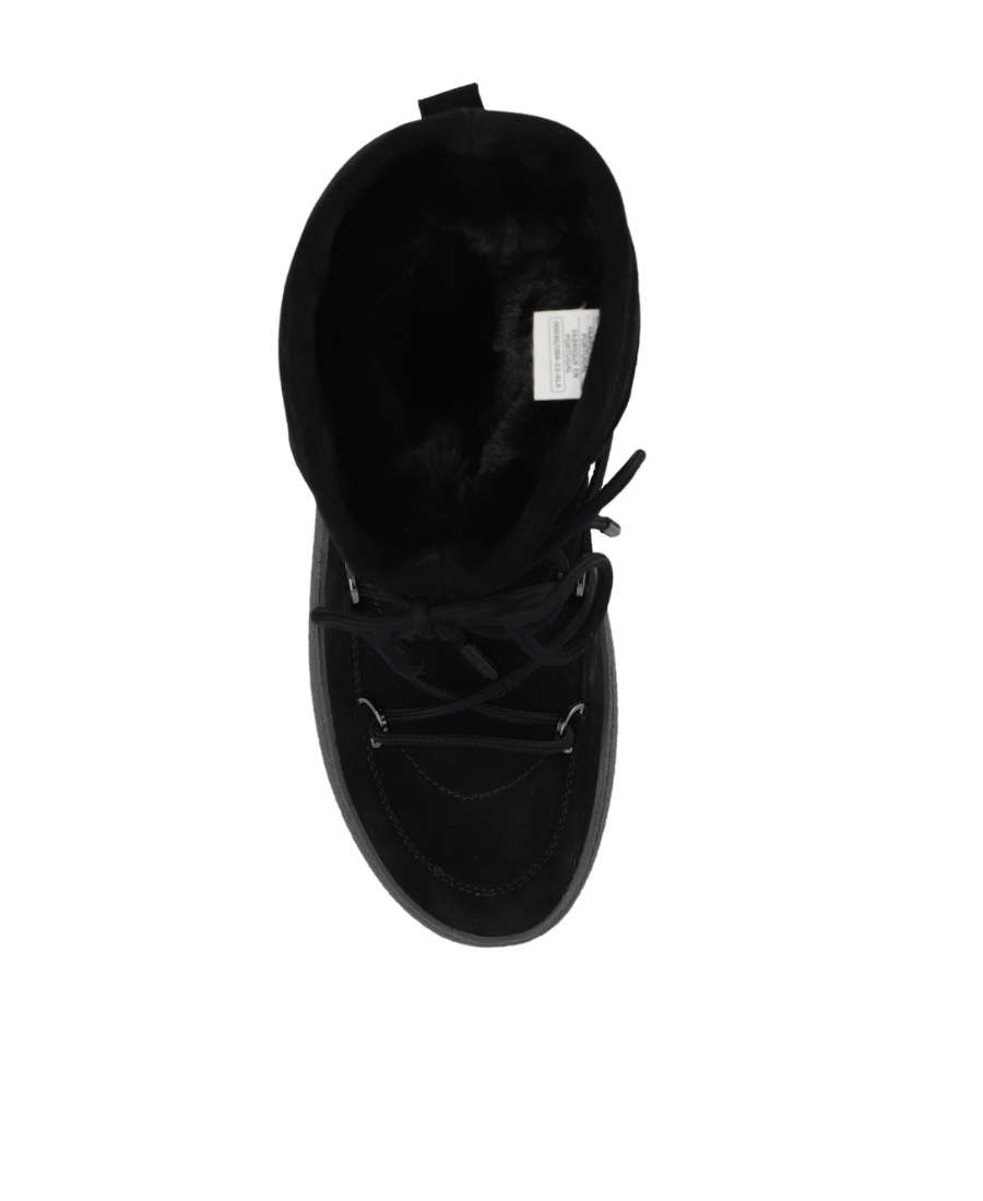 Moon Boot Ltrack Suede Boots In Black