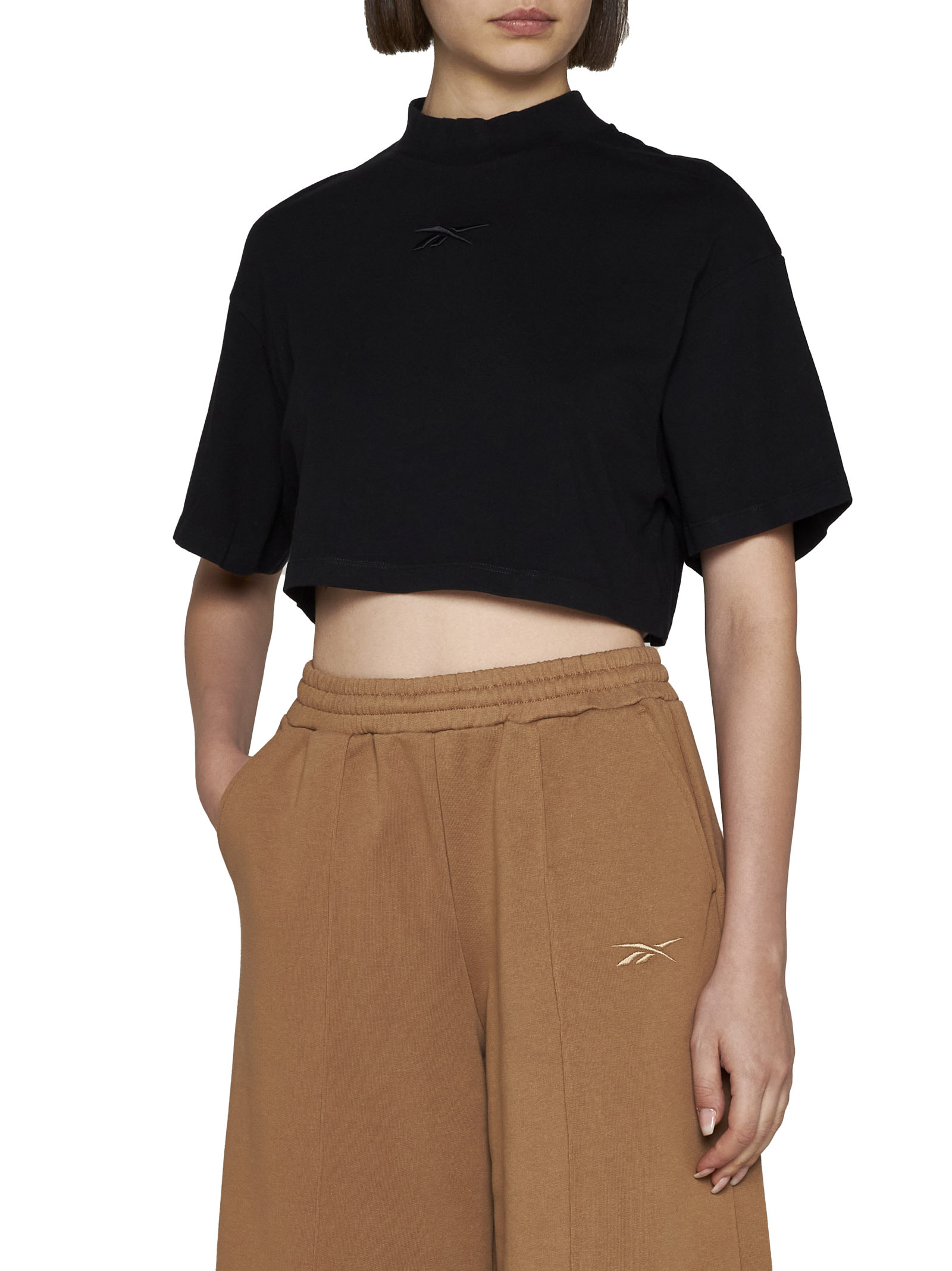 Reebok Short-sleeved T-shirt In Black