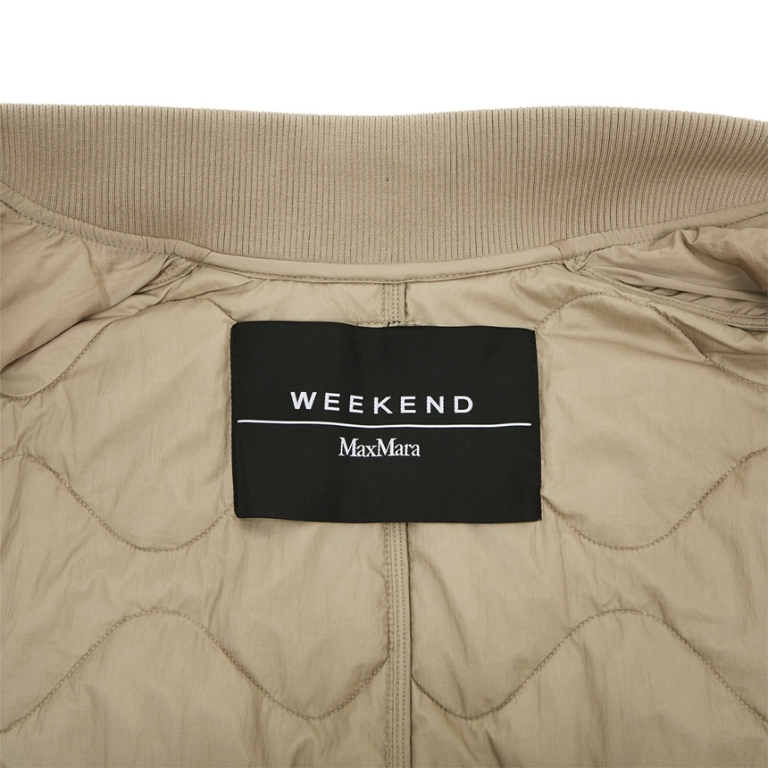 Weekend Max Mara Long-sleeved Casual Jacket In Nude