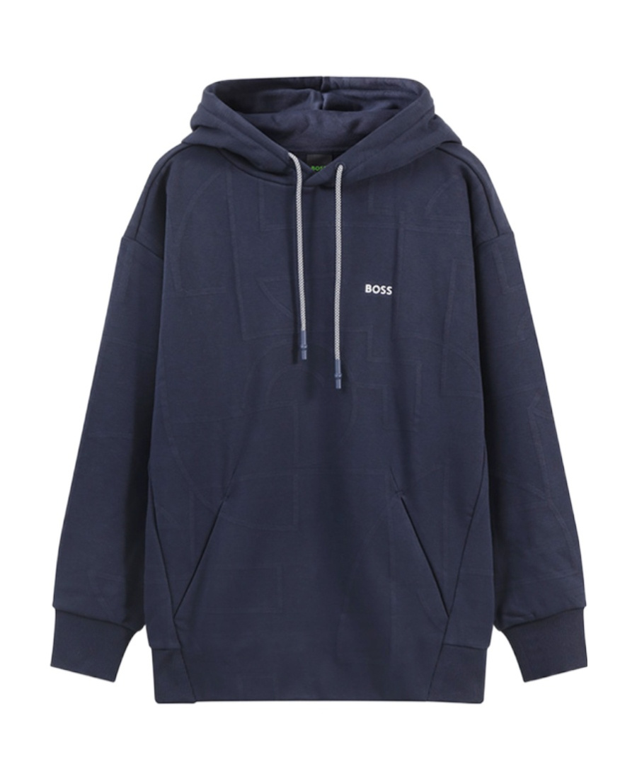 HUGO BOSS HOODED LONG-SLEEVED SWEATER