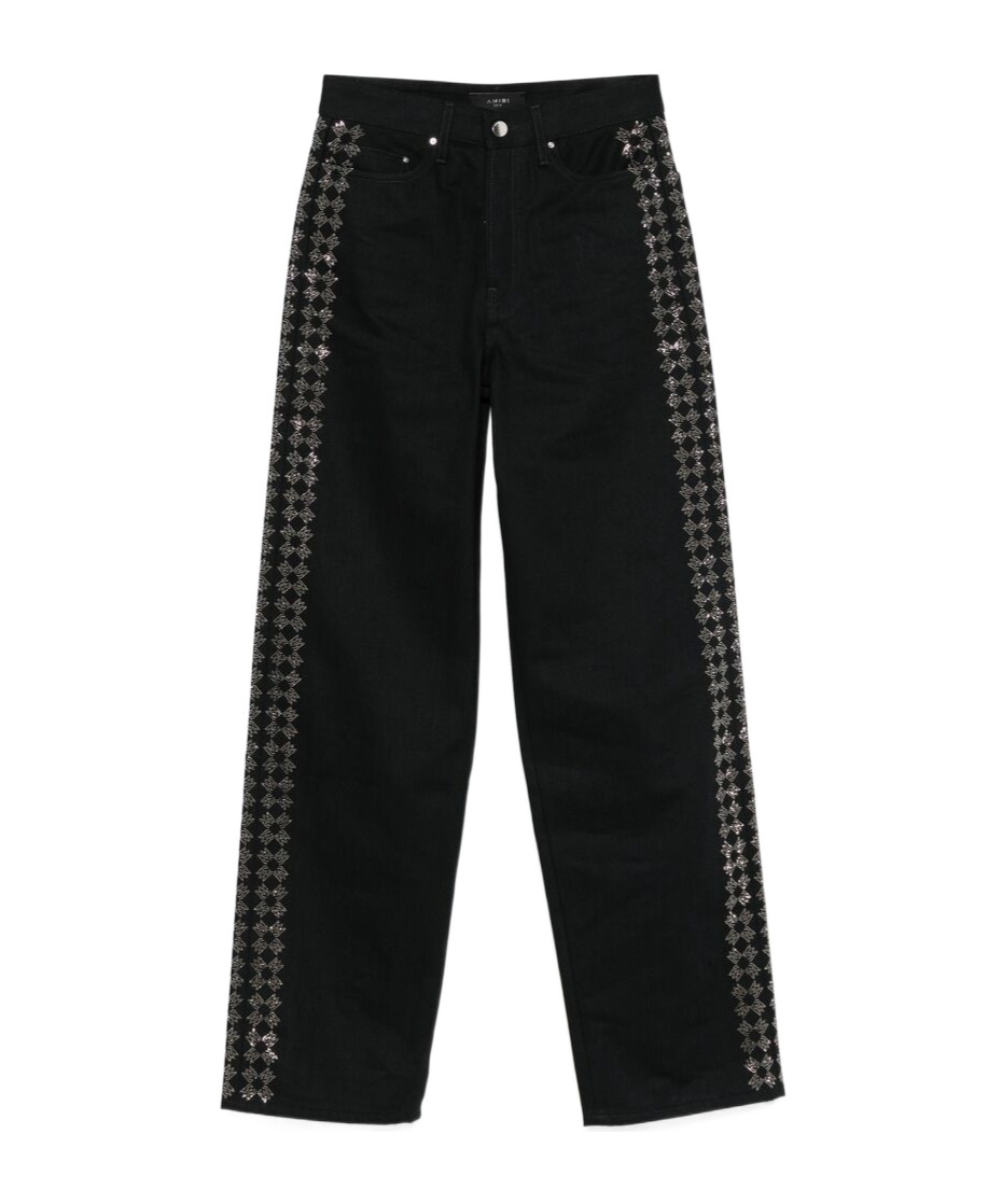 Amiri Belt-loop Jeans In Black