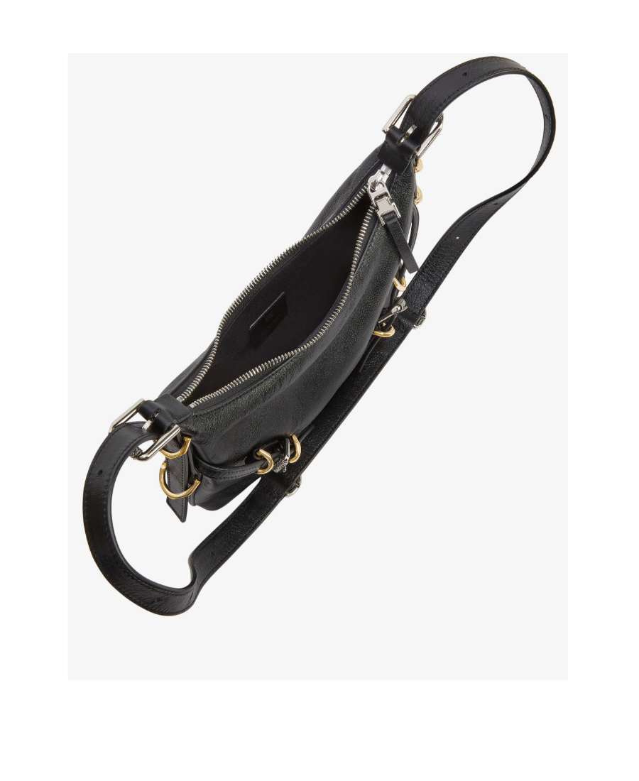 Givenchy Mini Shoulder Bag With Strass Accents In Black