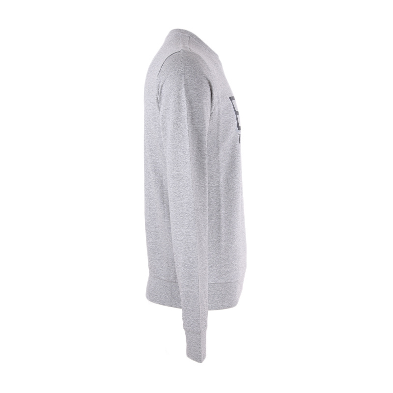 Ea7 Long-sleeved Sweater In Gray