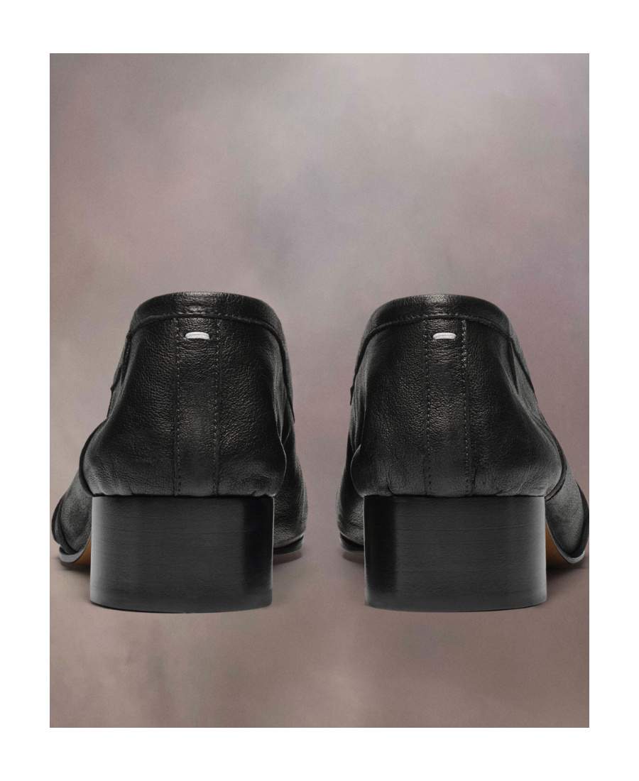 Maison Margiela Tabi New Ballerina Woman Black In Black