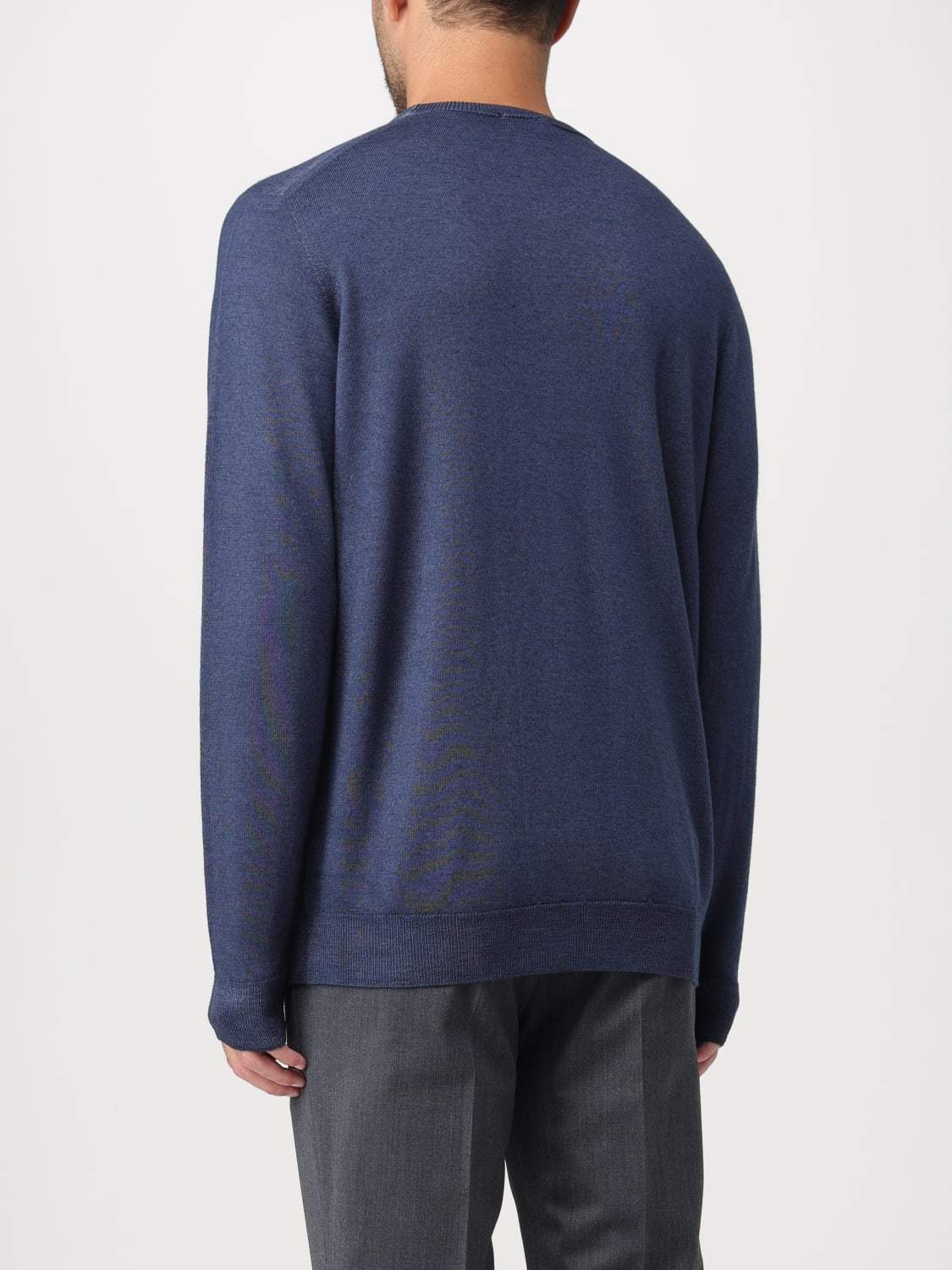 Drumohr Wool Sweater In Blue
