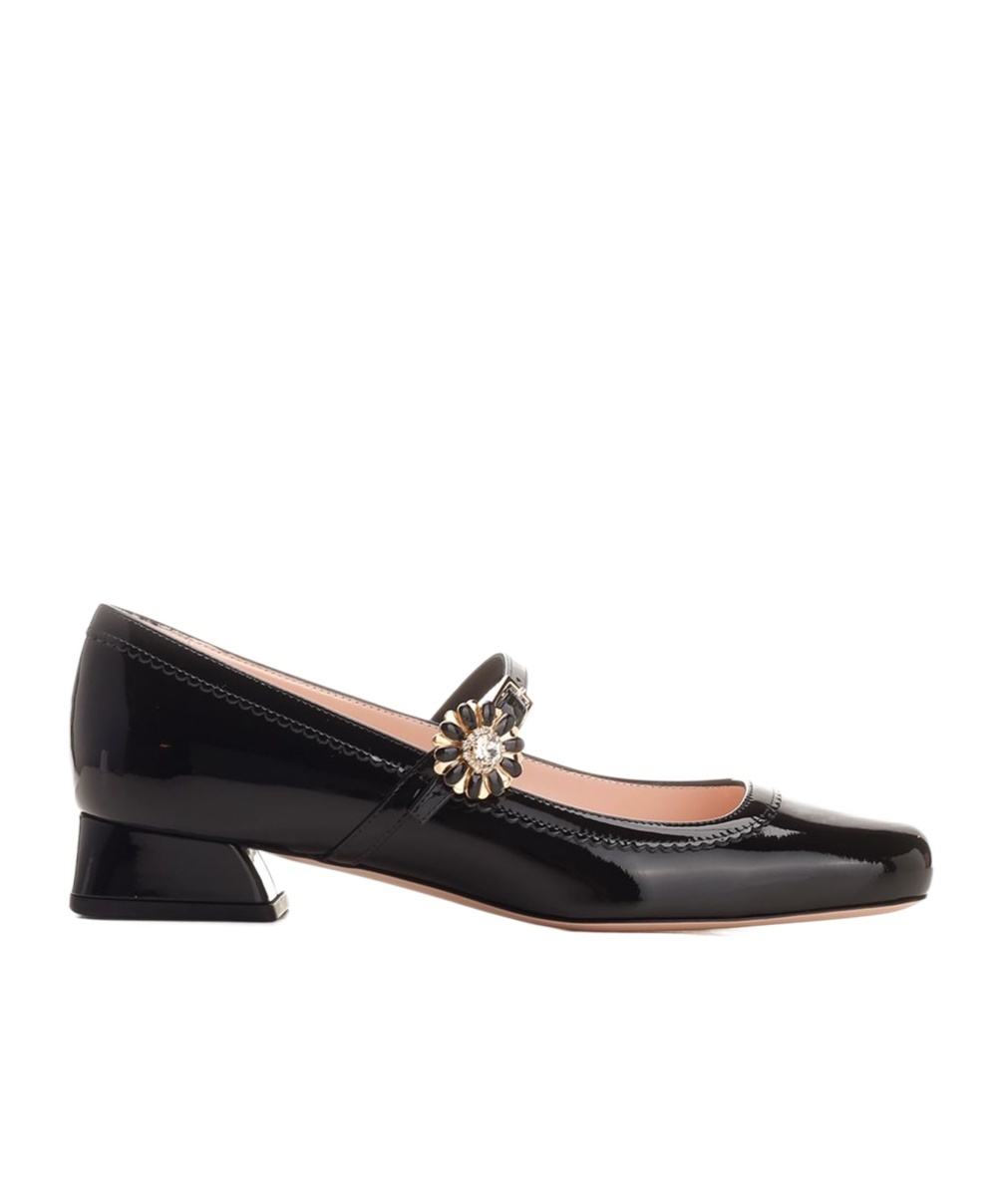 Roger Vivier 25mm Très Vivier Patent Leather Pumps In Black