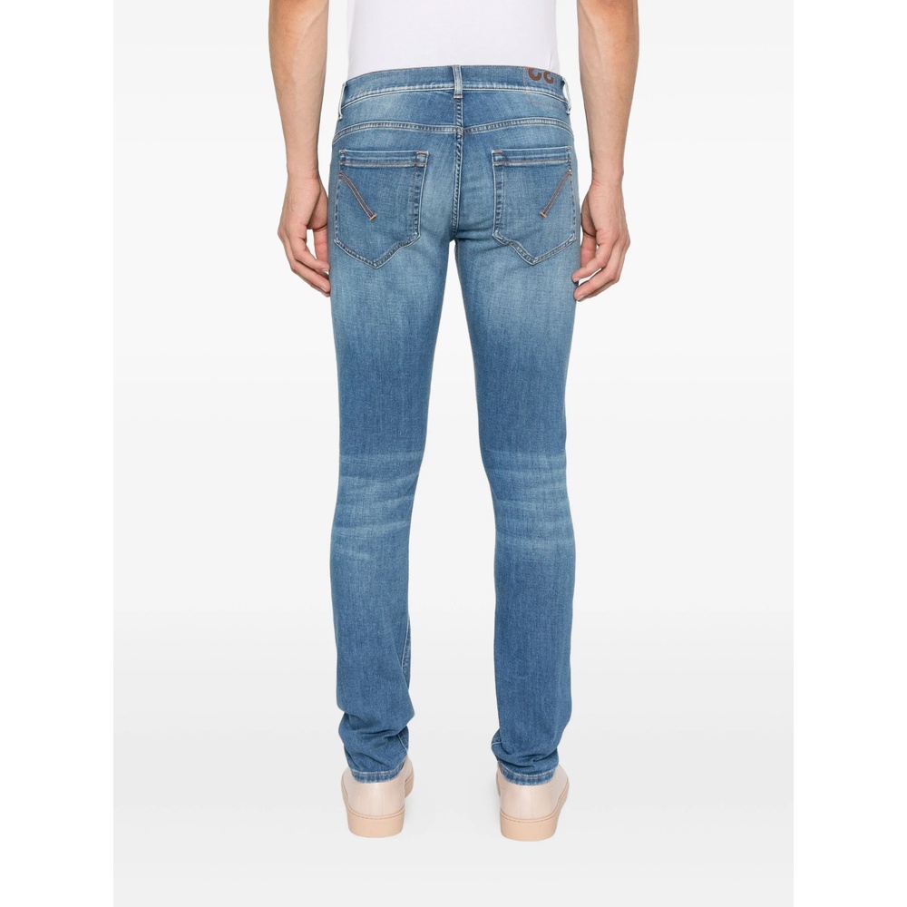 Dondup Jeans With Belt Loops In Blue