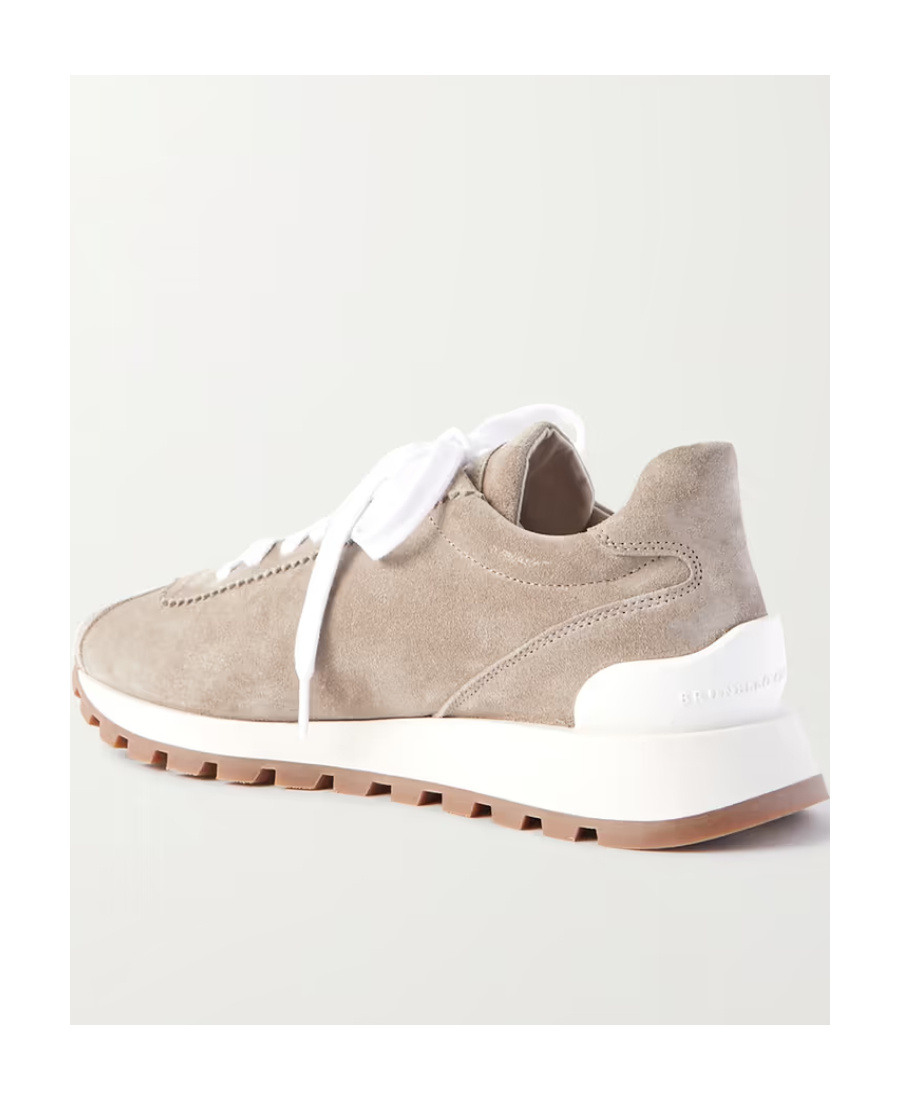 Brunello Cucinelli Low-cut Casual Sneakers In Nude