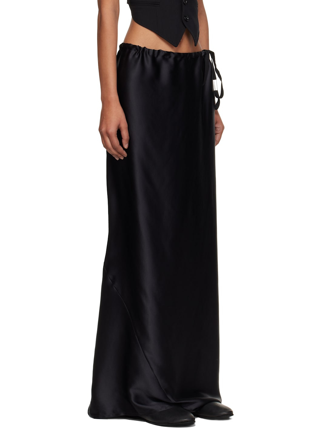 Ann Demeulemeester Drawstring Skirt In Black