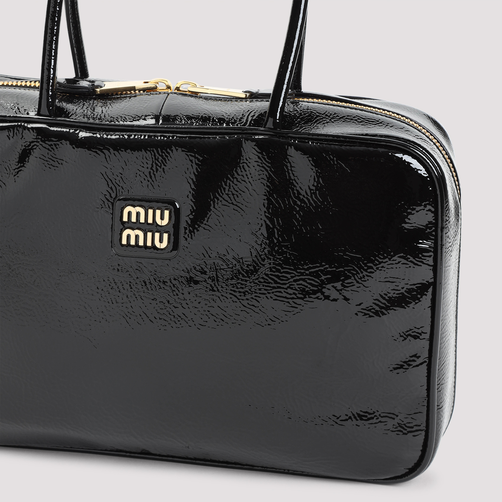 Miu Miu Beau Tote Bag In Black