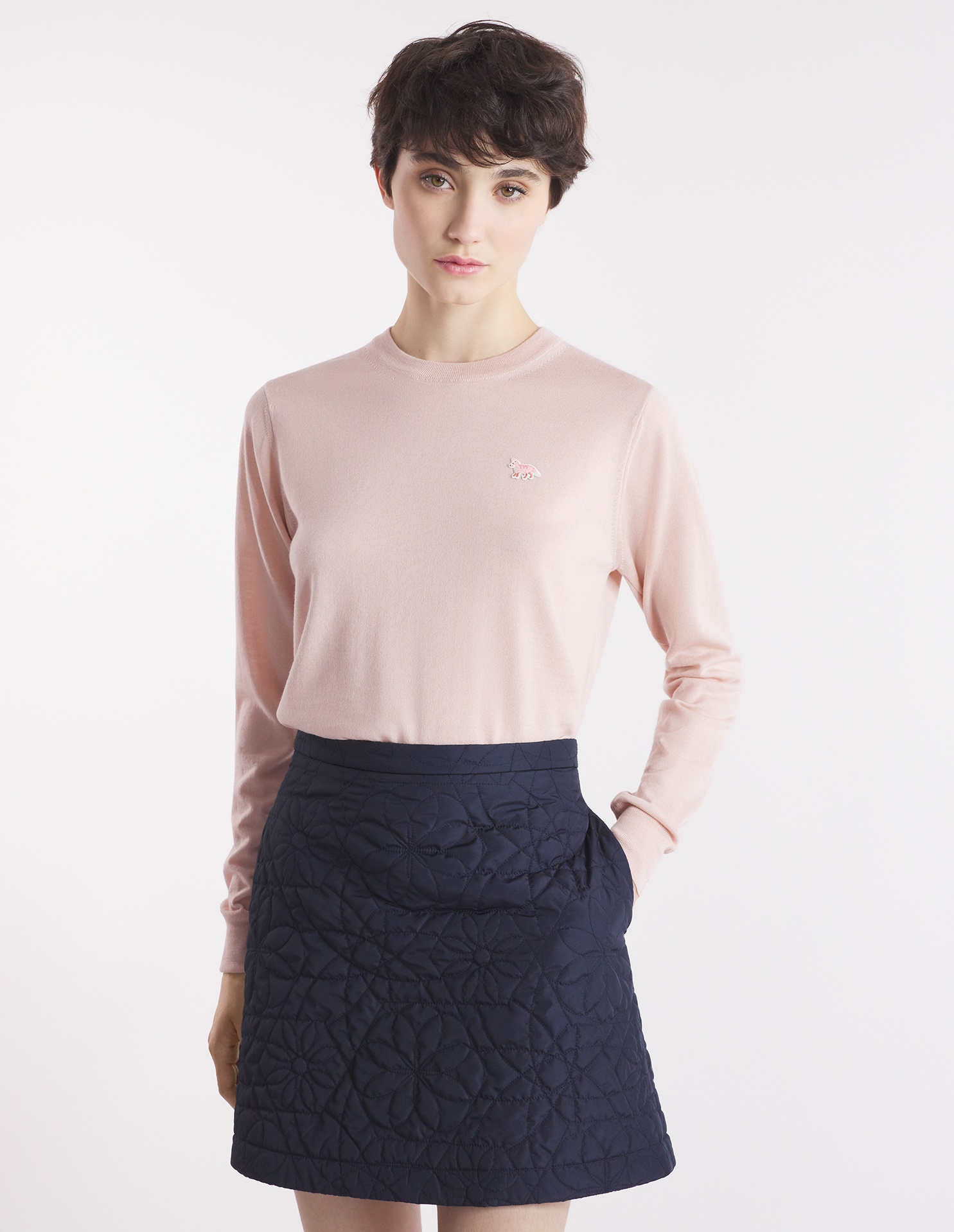 MAISON KITSUNÉ BABY FOX PATCH SWEATER