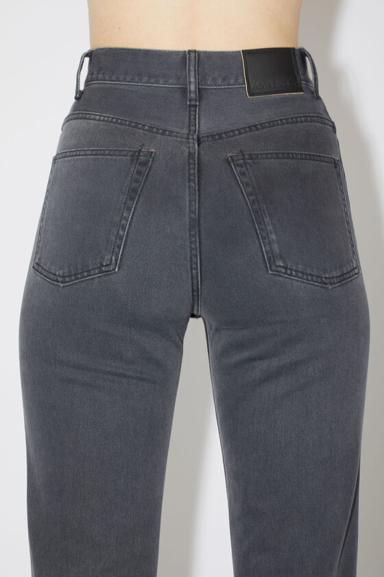 Acne Studios High-waisted Flared Jeans In Black