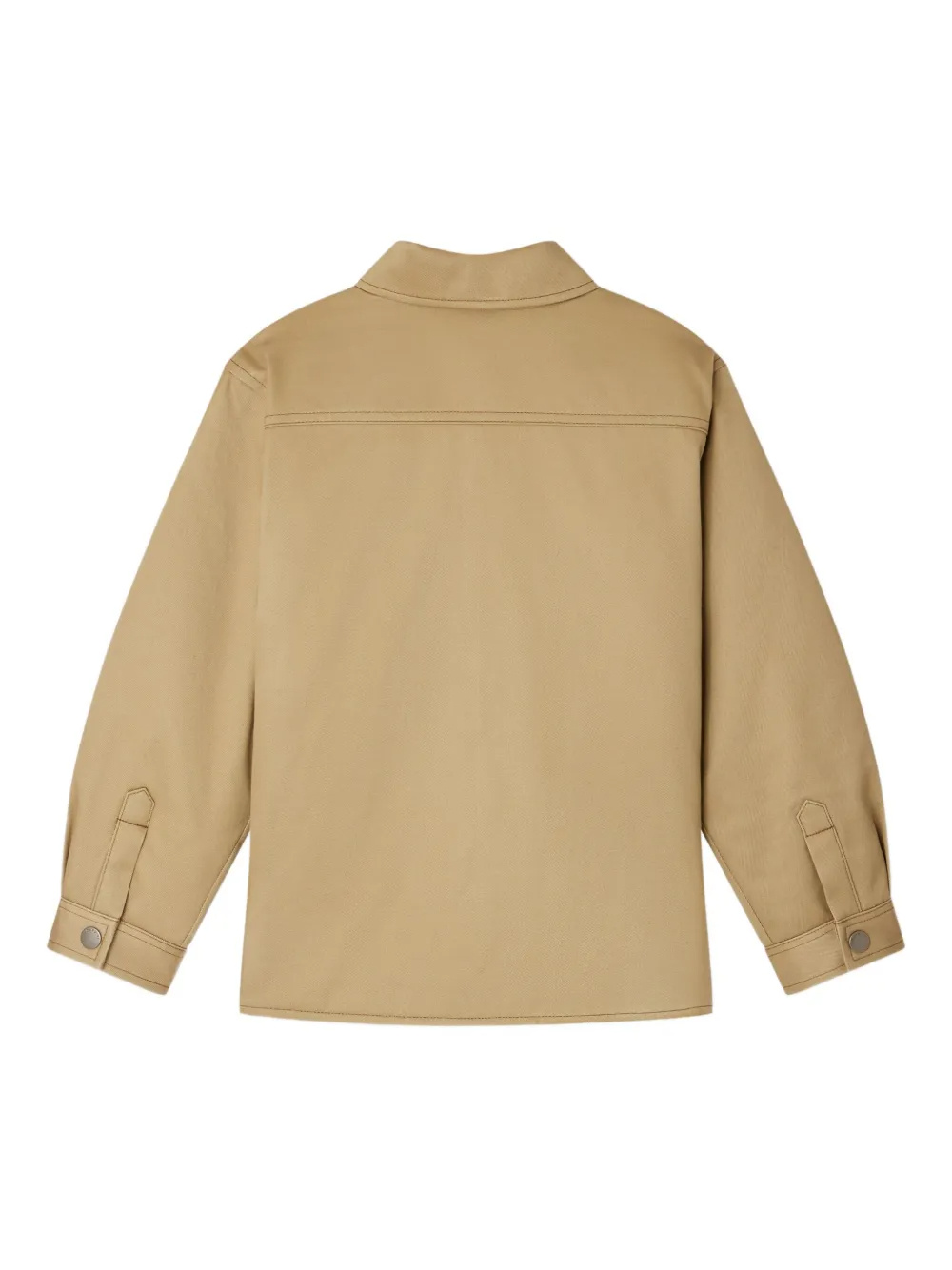 Bonpoint Joey Organic Cotton Shirt In Gold