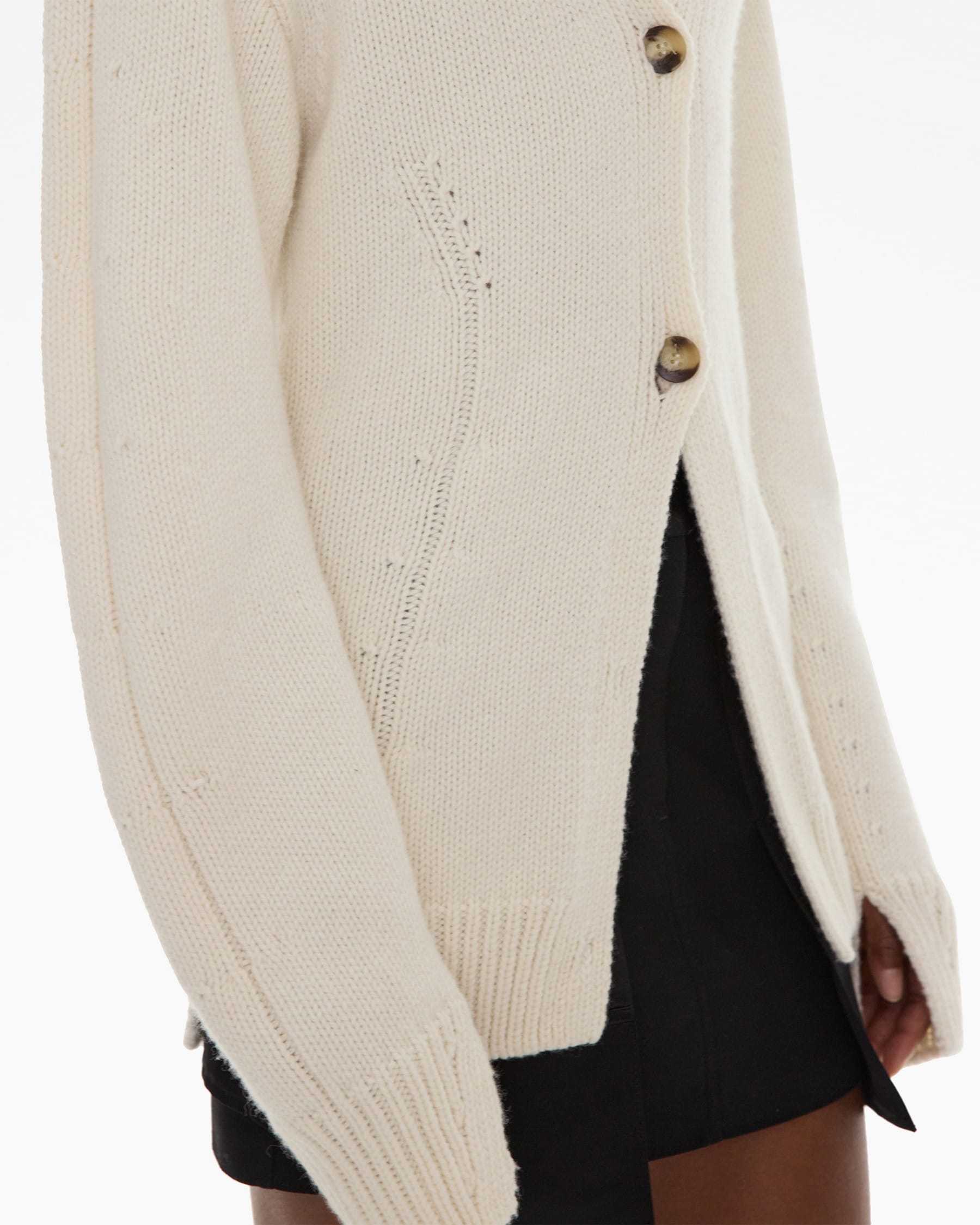 HELMUT LANG HELMUT LANG V-NECK BUTTON-UP CARDIGAN