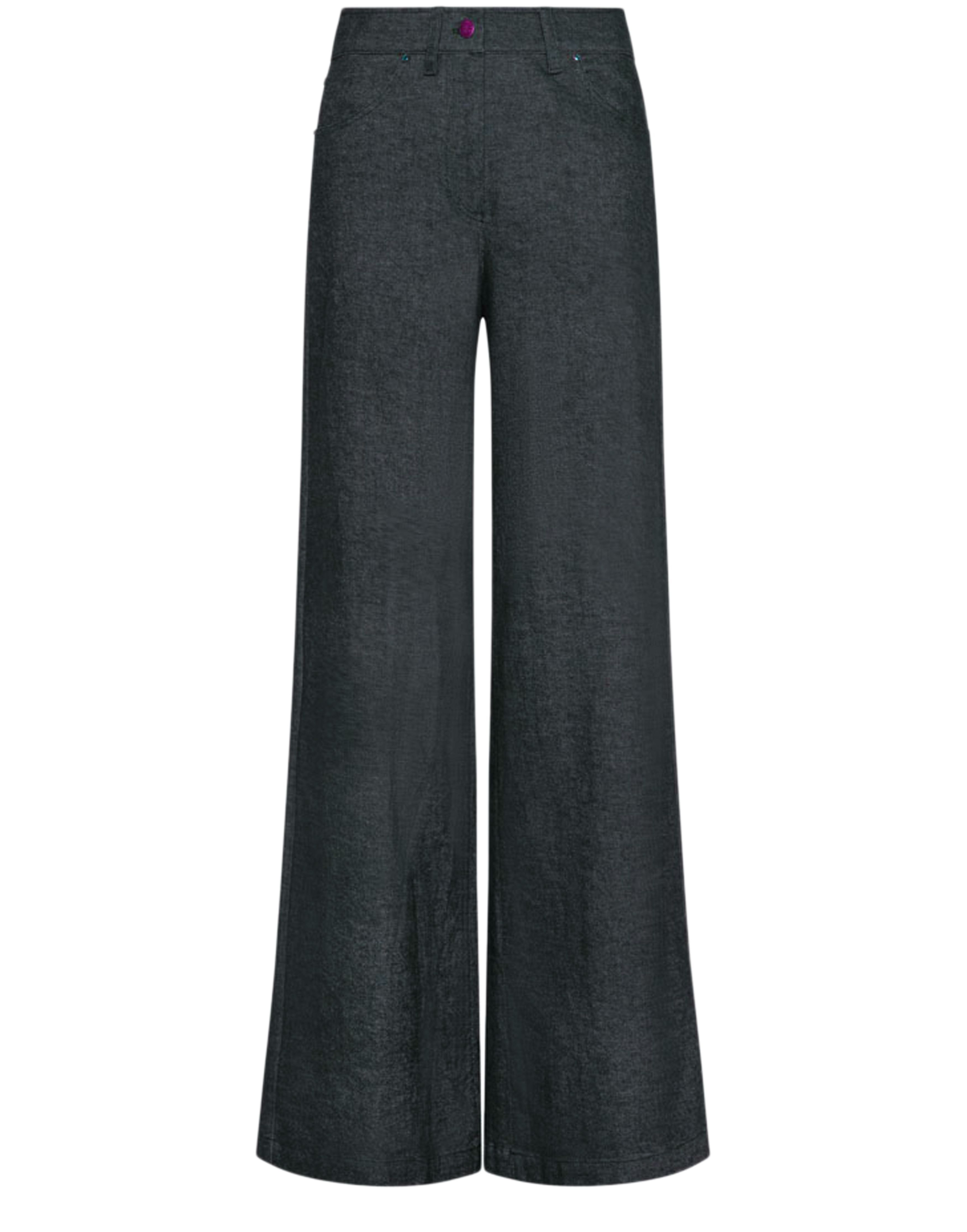 Shop Momoní Belt Loops Slacks In Black