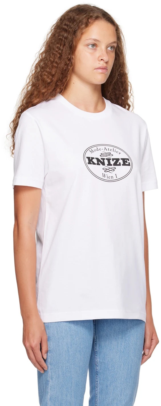 Apc Graphic-print Cotton T-shirt In White