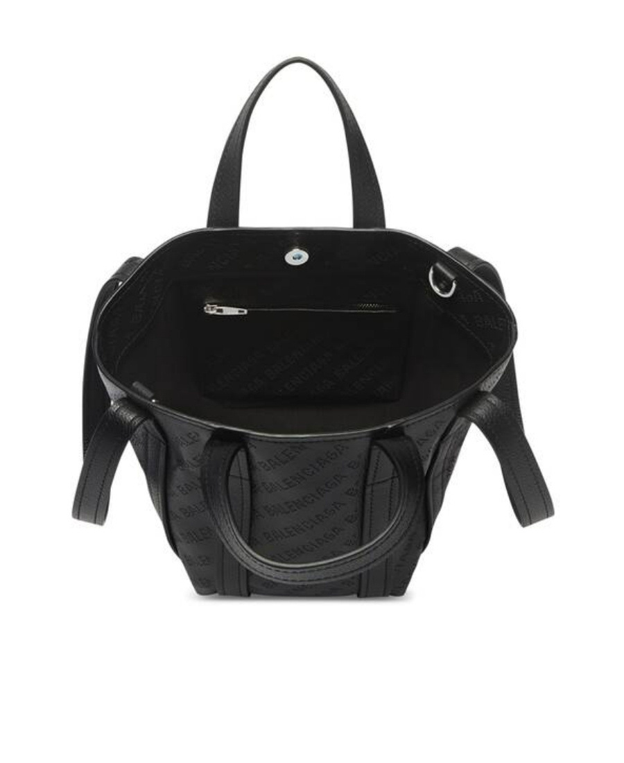 BALENCIAGA WOMEN'S EVERYDAY XS NORTH-SOUTH SHOULDER TOTE BAG IN BLACK