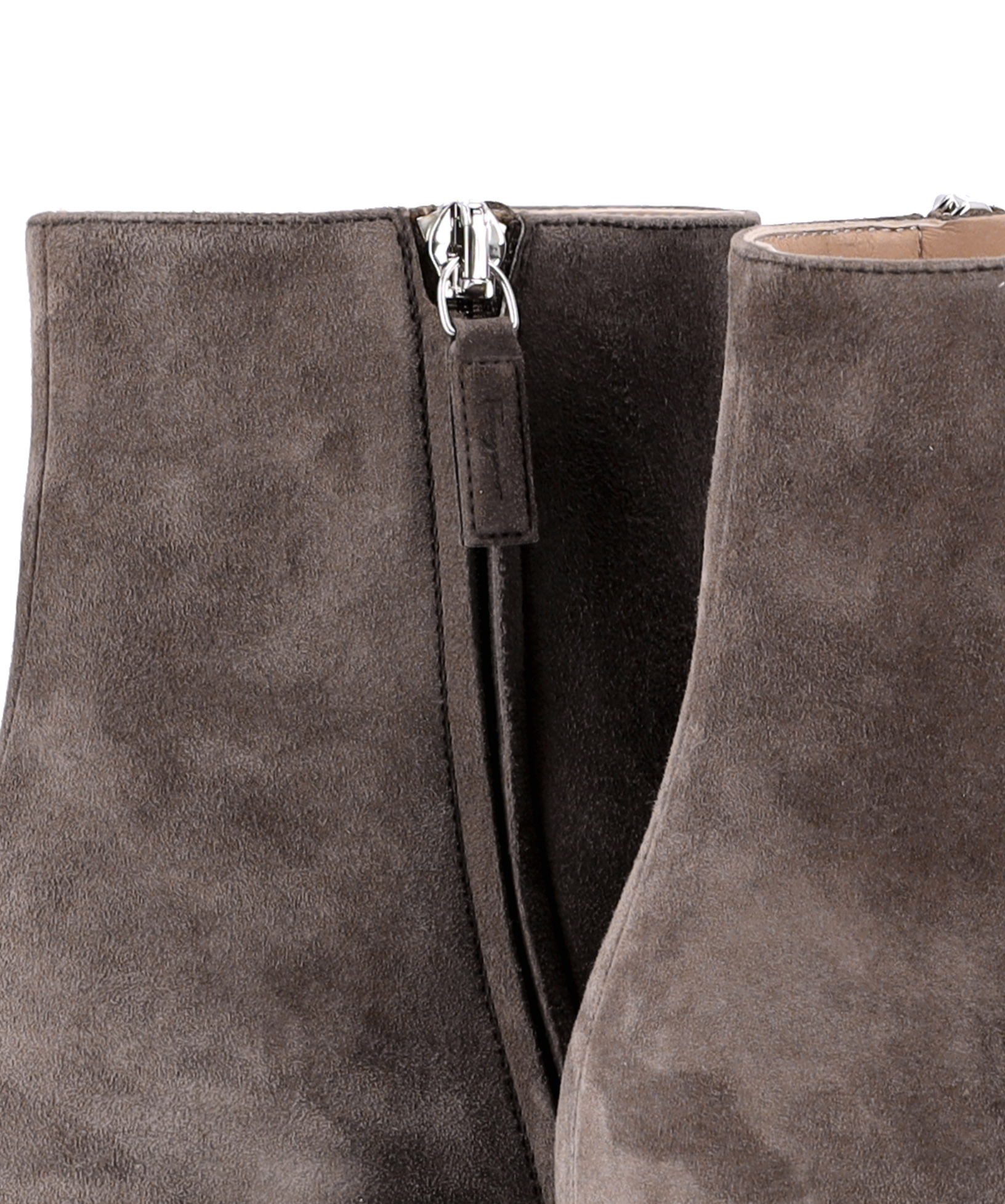 Ferragamo Pointed Toe Ankle Boots In Brown