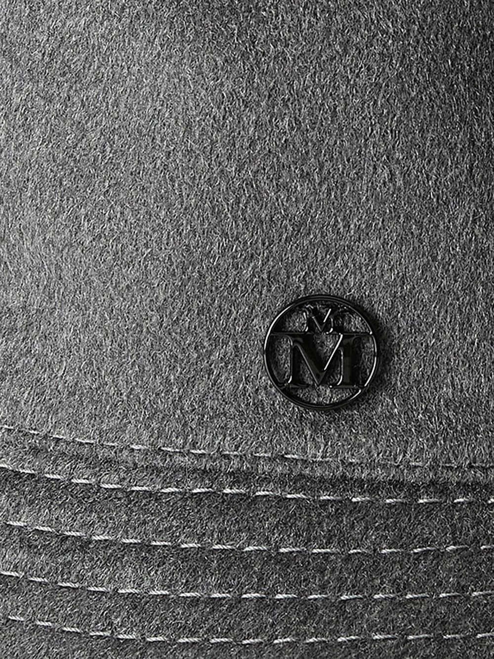 MAISON MICHEL DARK GRAY ANGELE FISHERMAN'S HAT 
