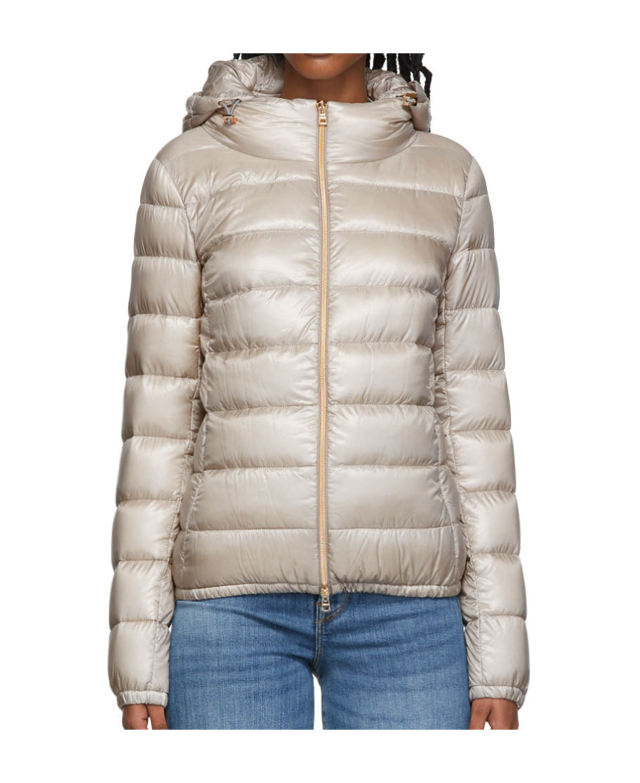 Herno Women's Giada Hooded Down Jacket In Nude