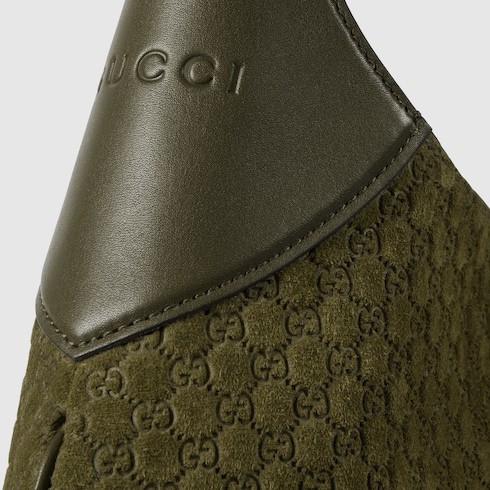 Gucci B Small Shoulder Bag In Green