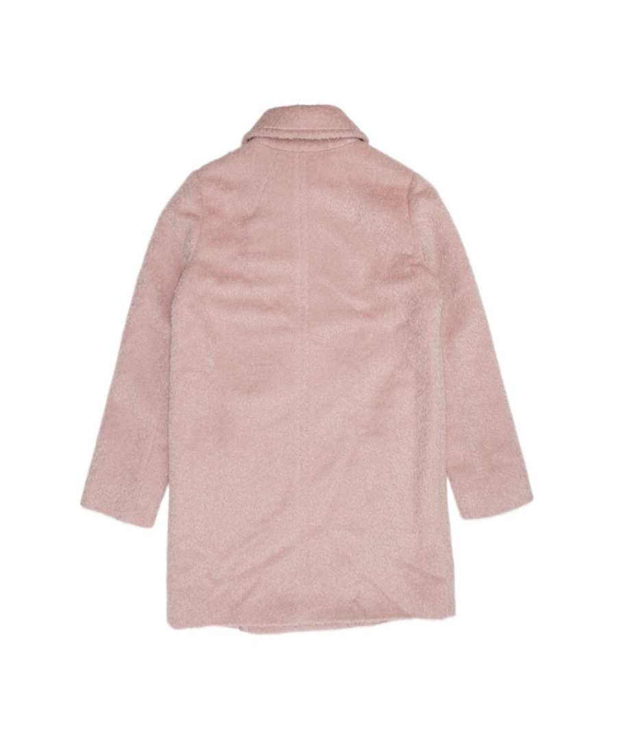 Max Mara Long-sleeved Coat In Nude